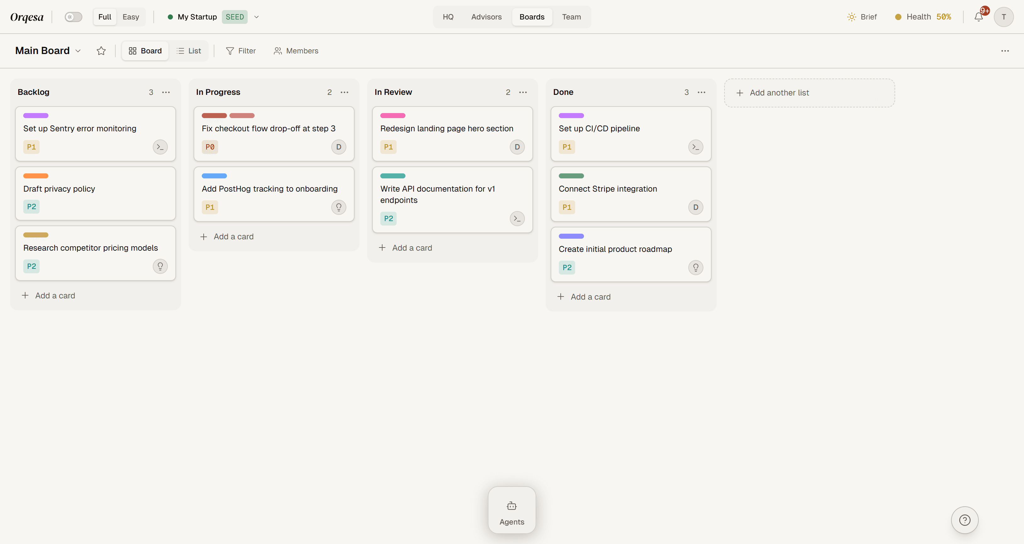 YOUR WORKSPACE — slide 1